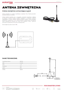 karta katalogowa - Auraton Antena