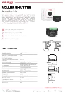 karta katalogowa - Auraton Roller Shutter