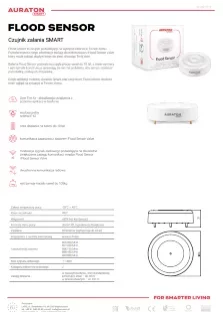 Karta katalogowa - Auraton Flood Sensor